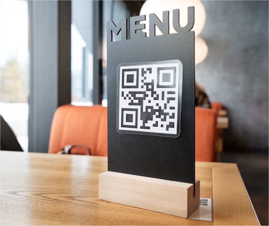 QR Code Menu Holders