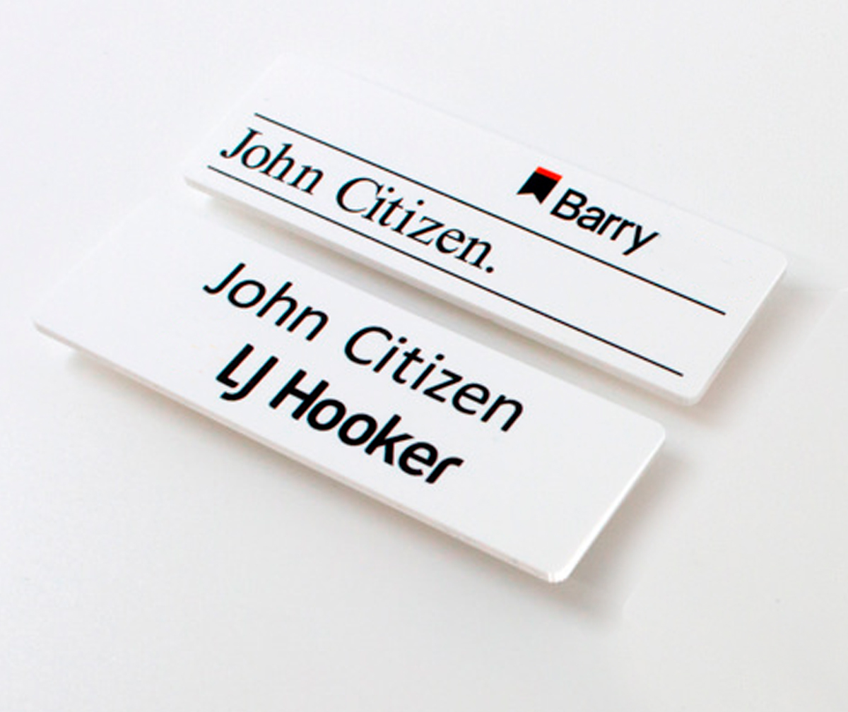 Acrylic Name Badges