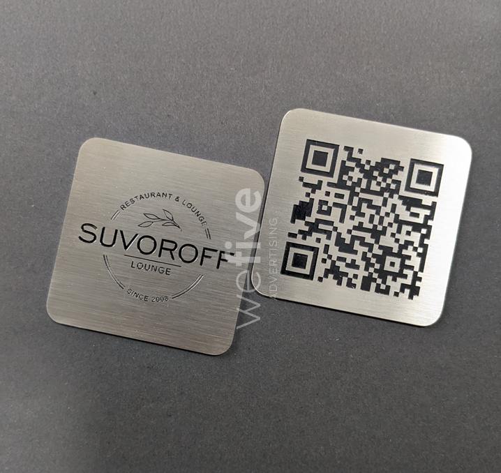 Custom QR Code Menu Holders UAE