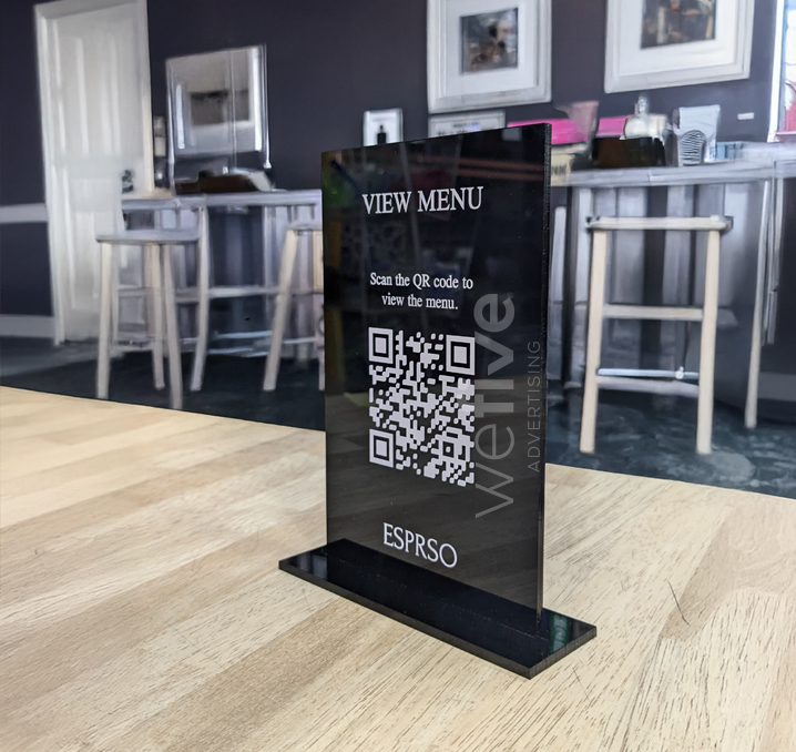 Custom QR Code Menu
