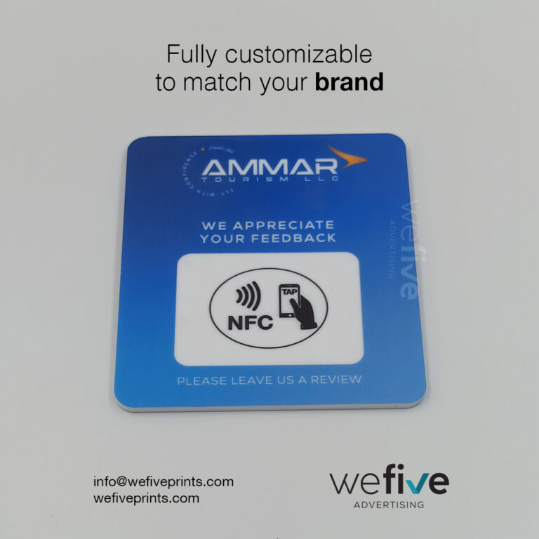 Acrylic Google Review NFC Stand