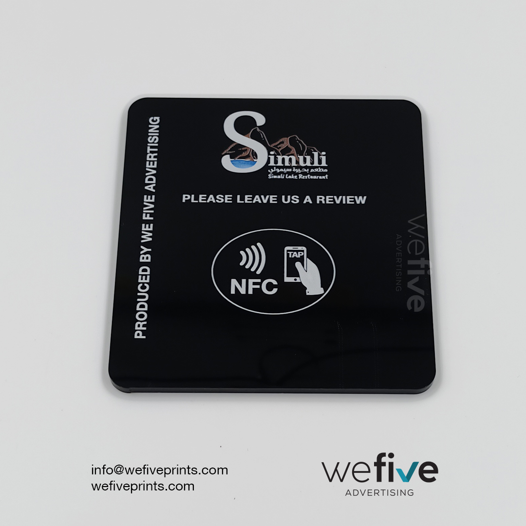 Custom NFC Acrylic Stands AJMAN