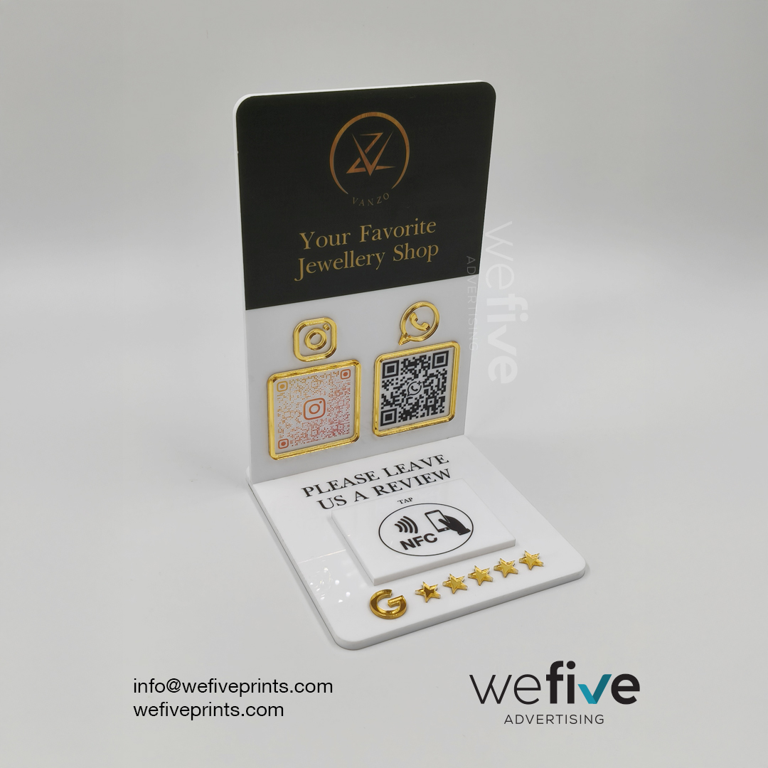 NFC Social Media Stand