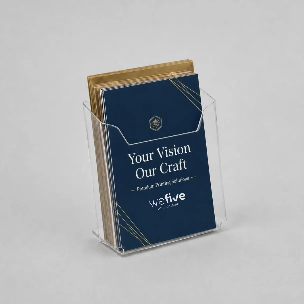Custom Acrylic Brochure Holders Printing in Ajman, Dubai, Sharjah, Abu Dhabi, UAE