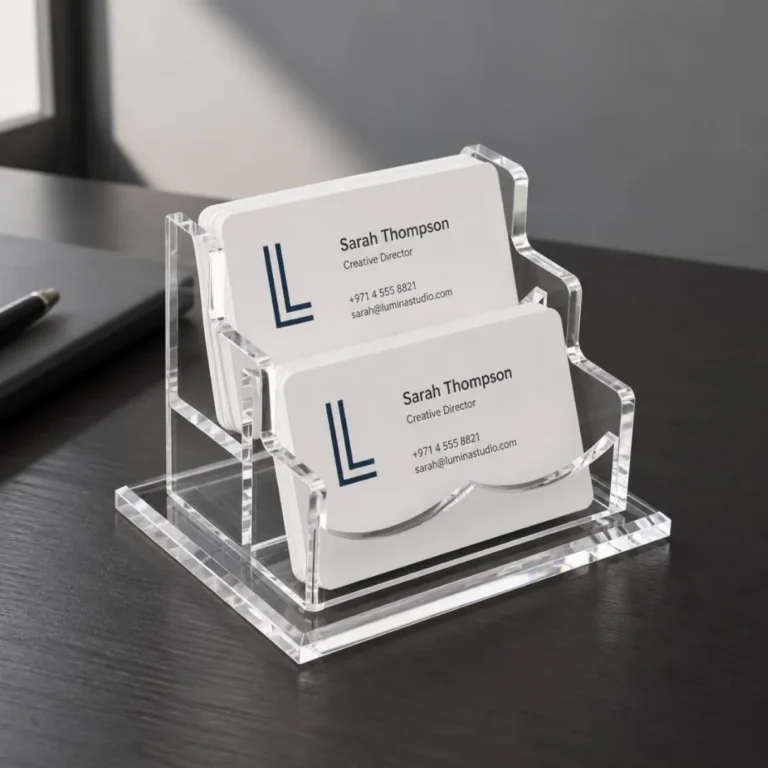 Custom Acrylic Business Card Holders in Dubai, Ajman, Sharjah, Abu Dhabi, UAE