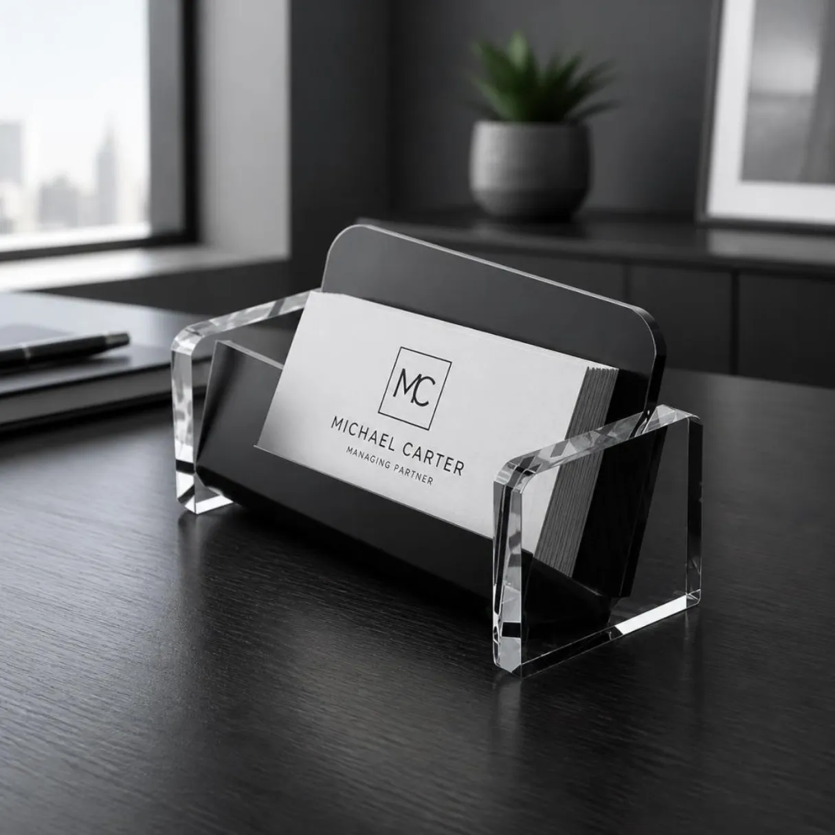 Custom Acrylic Business Card Holders in Dubai, Ajman, Sharjah, Abu Dhabi, UAE