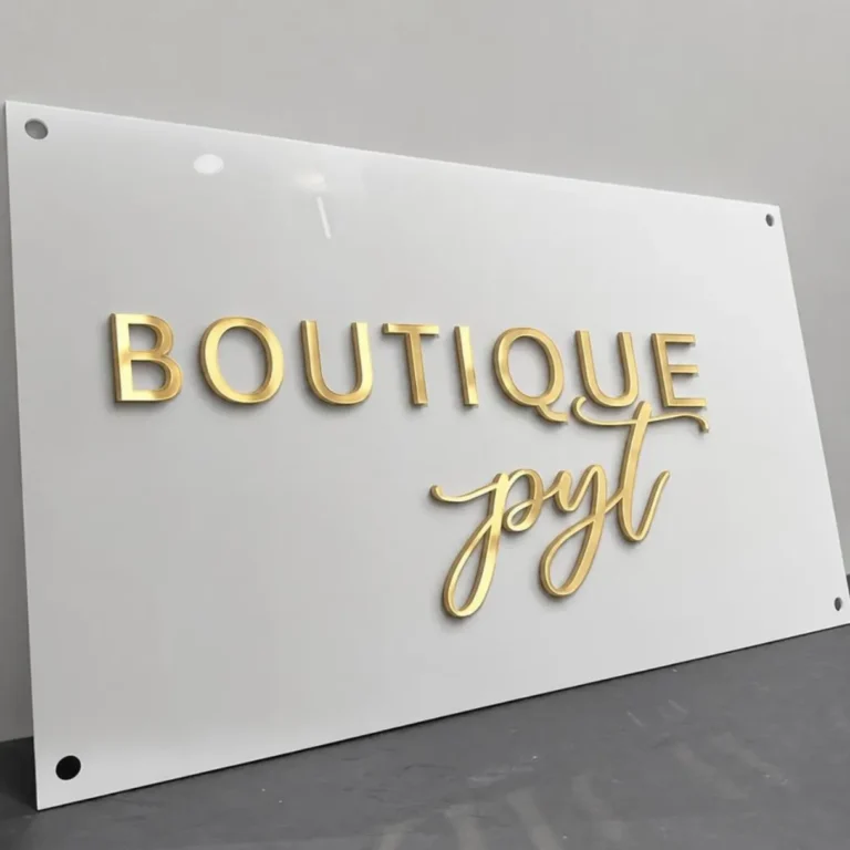 Custom Acrylic Indoor Signages Printing in Dubai, Ajman, Sharjah, Abu Dhabi, UAE