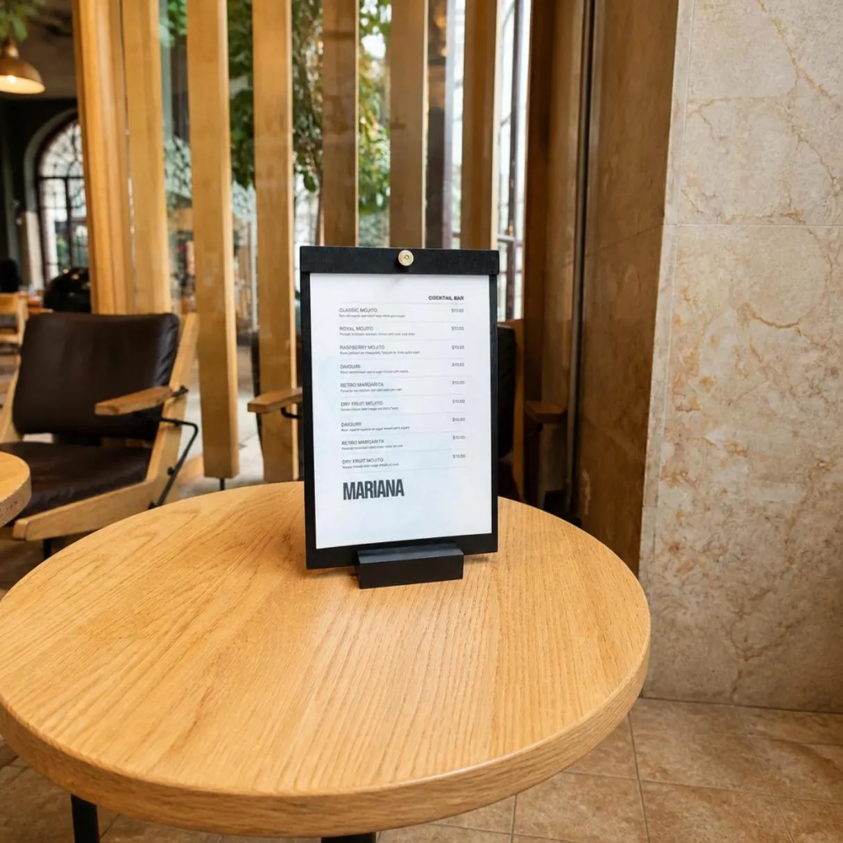 Custom Acrylic Menu Holder Printing in Dubai, Ajman, Sharjah, Abu Dhabi, UAE