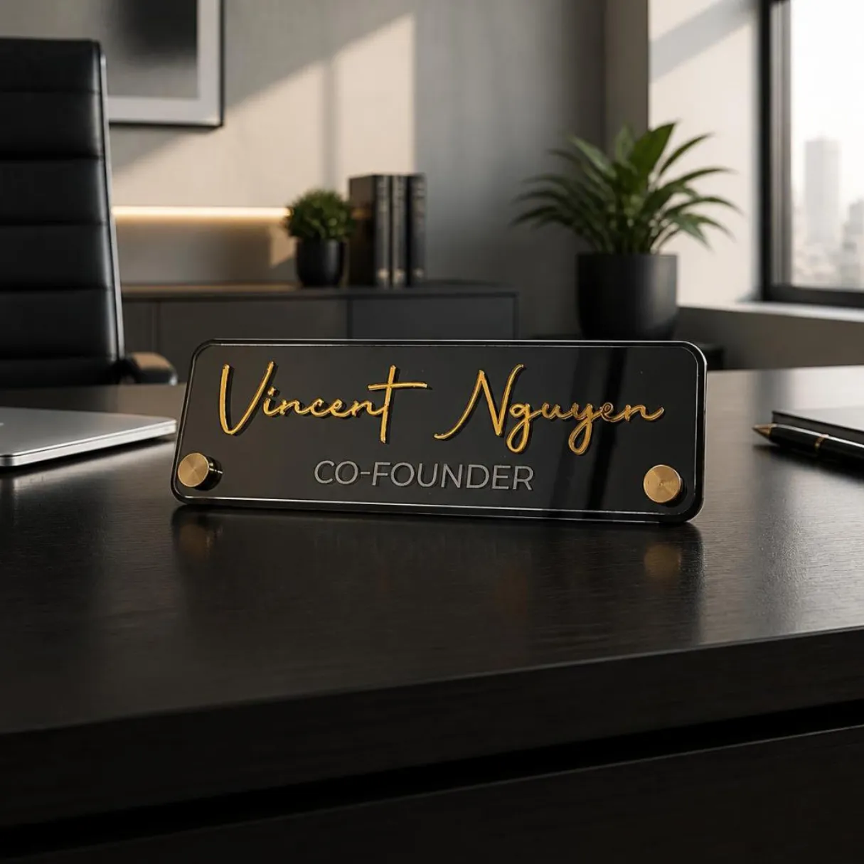 Custom Acrylic Nameplates Printing in Dubai, Ajman, Sharjah, Abu Dhabi, UAE