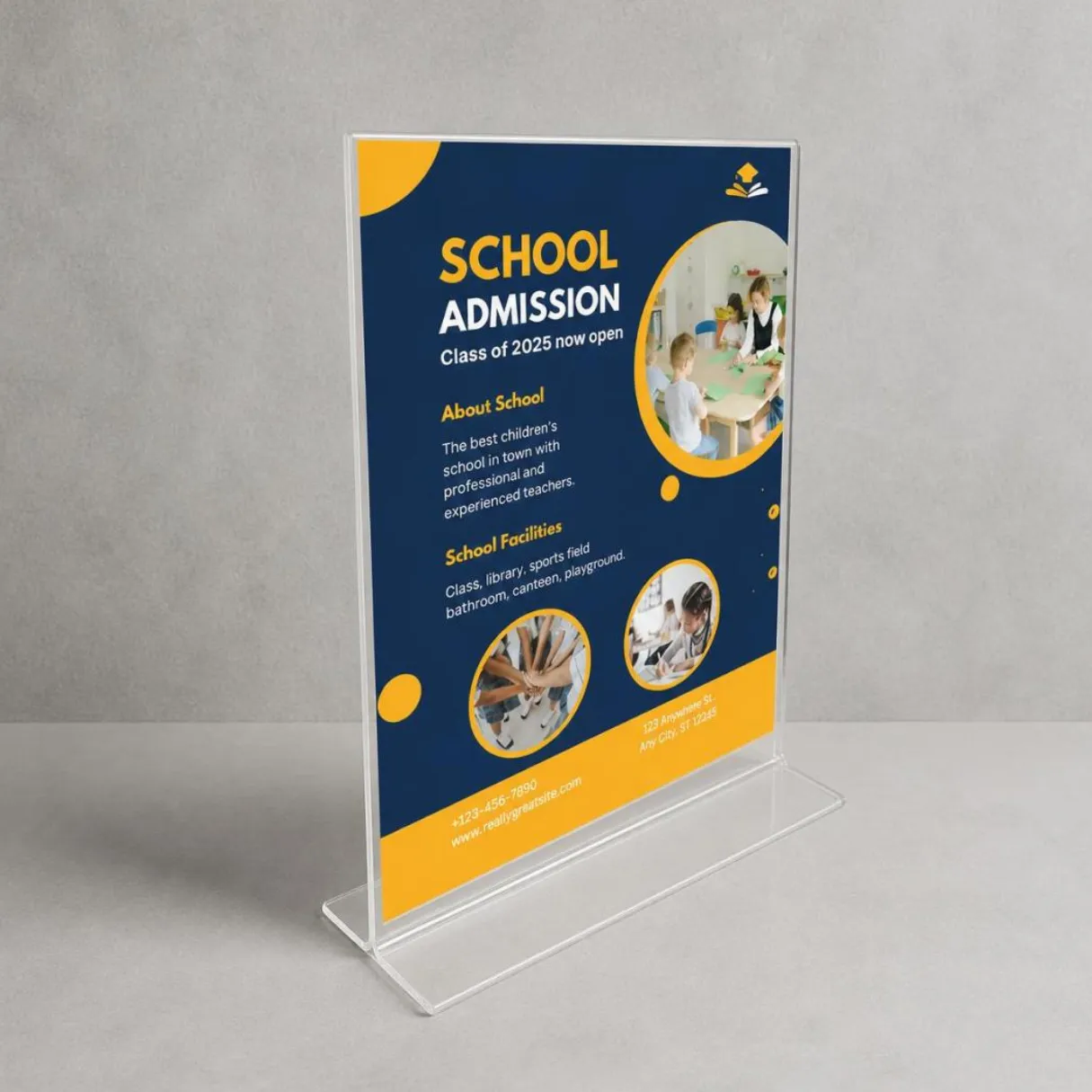 Custom Acrylic Poster Holders in Ajman, Dubai, Sharjah, Abu Dhabi, UAE