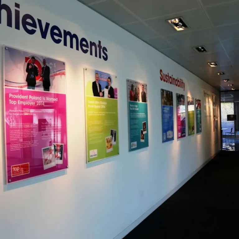 Custom Acrylic Wall-Mounted Displays in Dubai, Ajman, Sharjah, Abu Dhabi, UAE