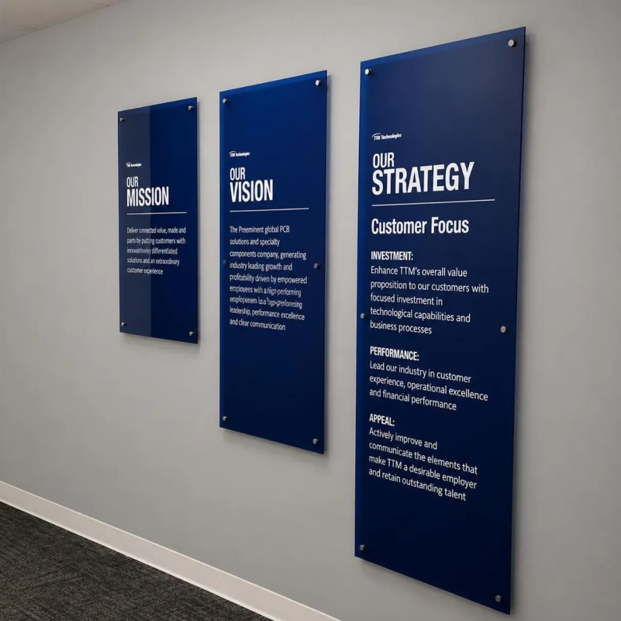 Custom Acrylic Wall-Mounted Displays in Dubai, Ajman, Sharjah, Abu Dhabi, UAE