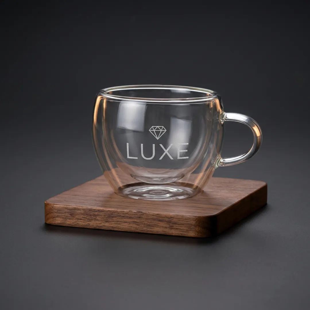 Personalized Glass coffee cups UAE