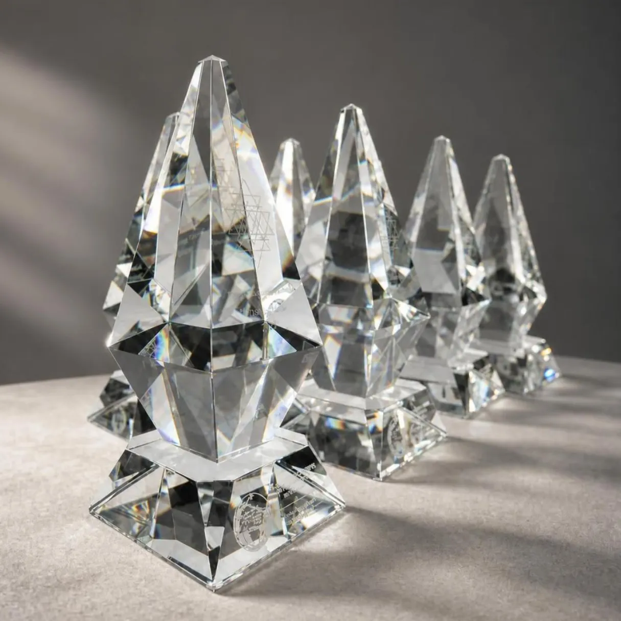 Custom Crystal Trophies & Awards Printing in Dubai, Ajman, Sharjah, Abu Dhabi, UAE