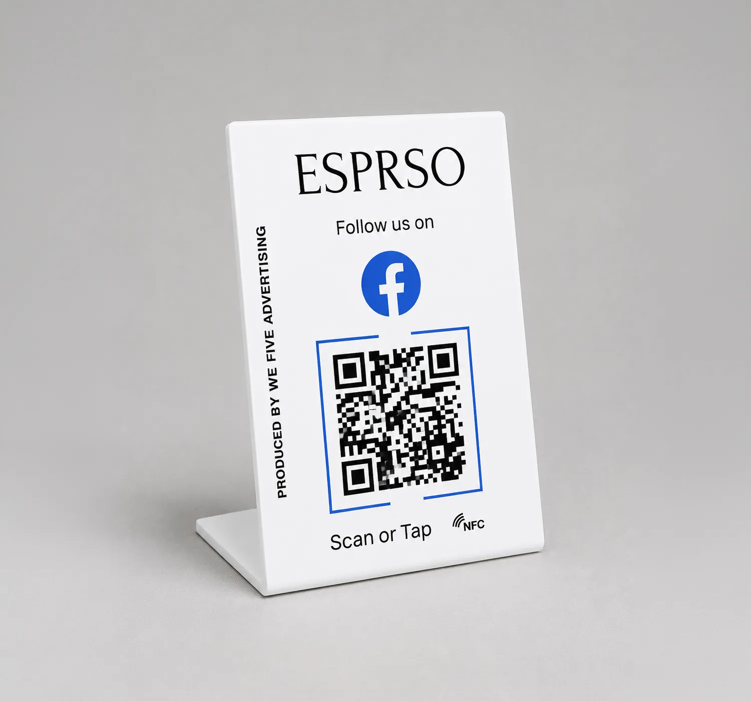 Facebook QR Code Stand