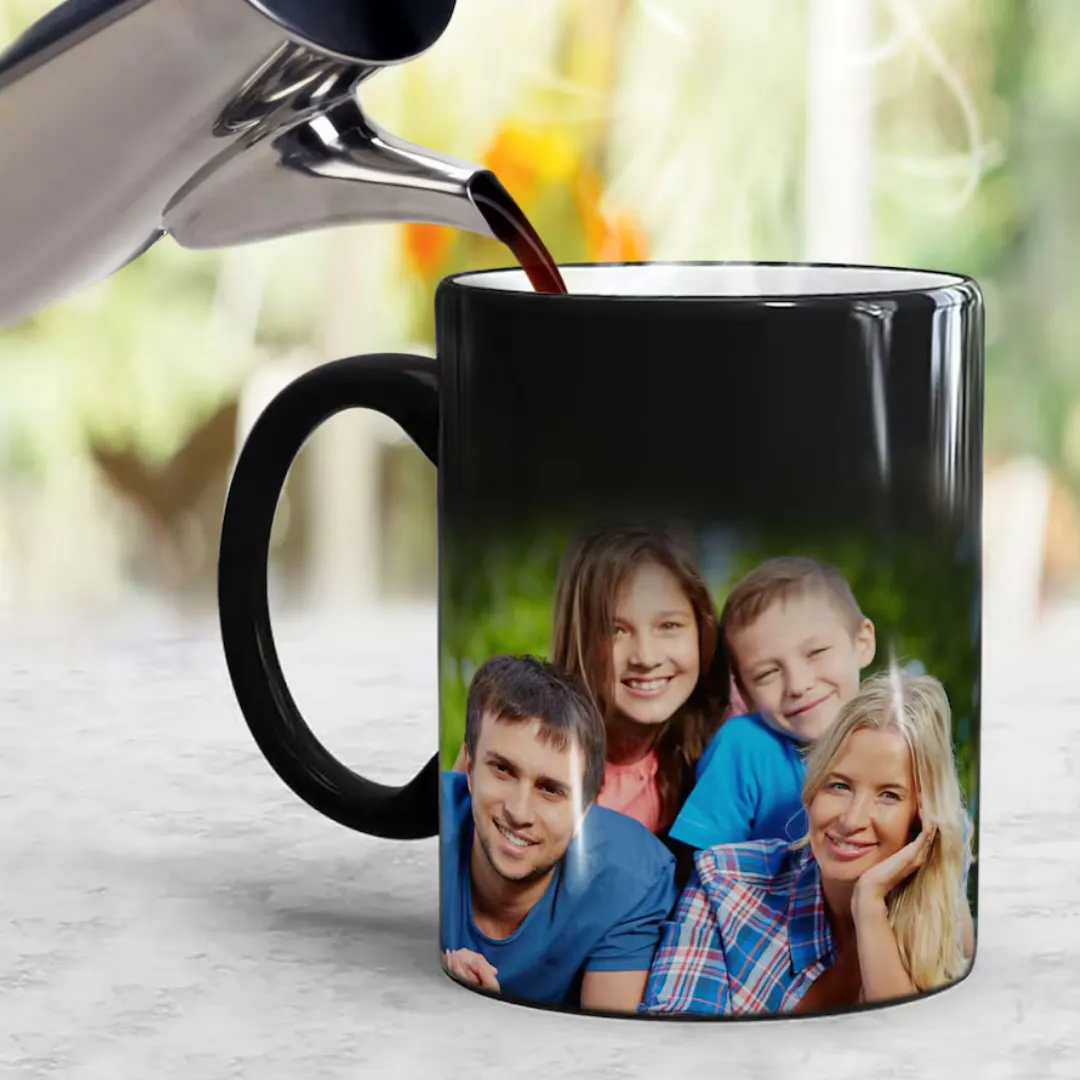 Personalized color changing mug with logo Dubai