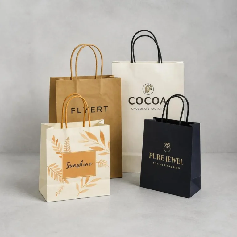 Custom Paper Bags Printing in Dubai, Ajman, Sharjah, Abu Dhabi, UAE