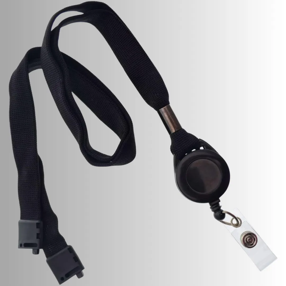 Reel Badge Lanyards with Safety Lock