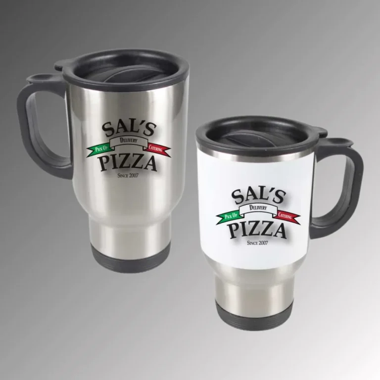 Personalized stainless steel travel mug UAE