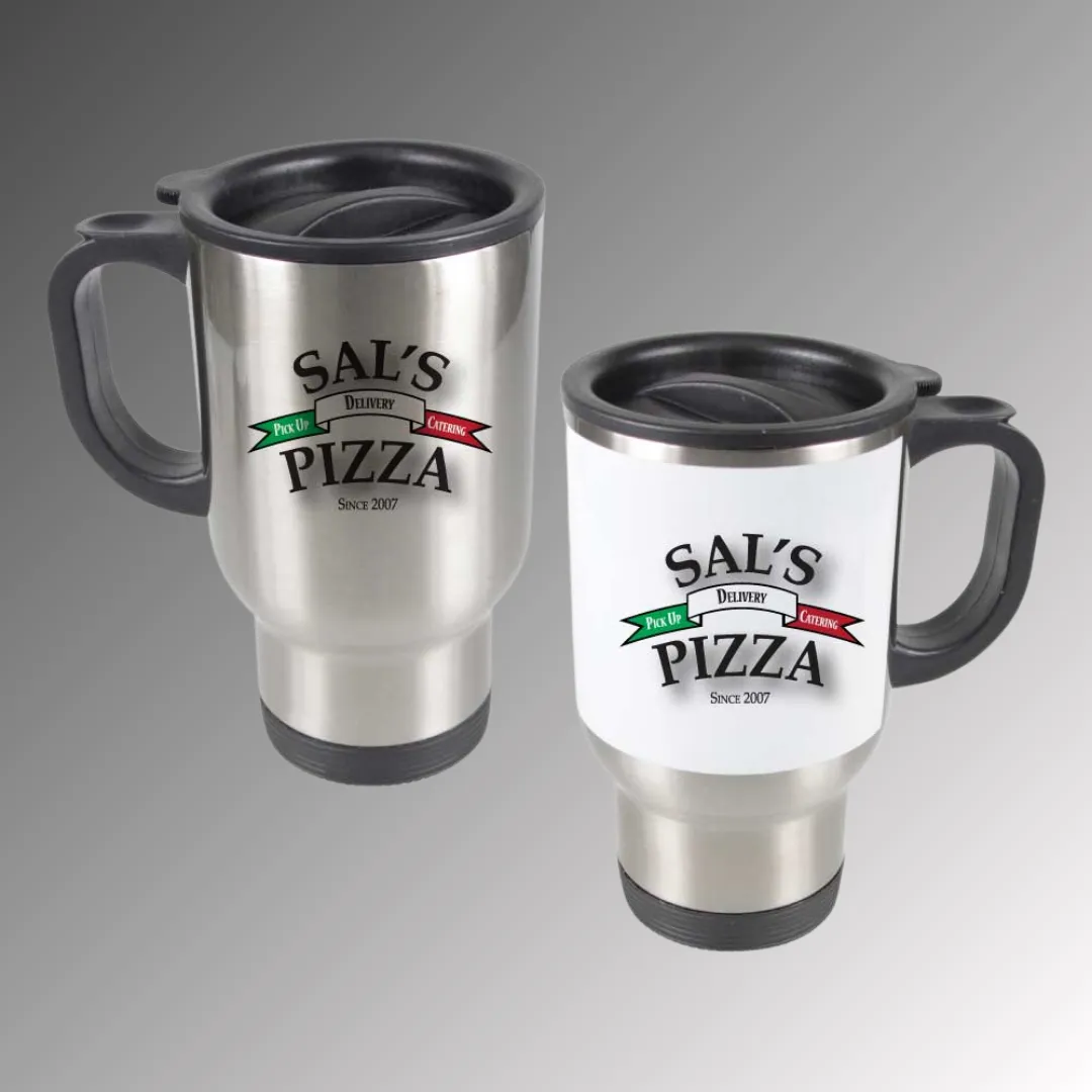 Personalized stainless steel travel mug UAE