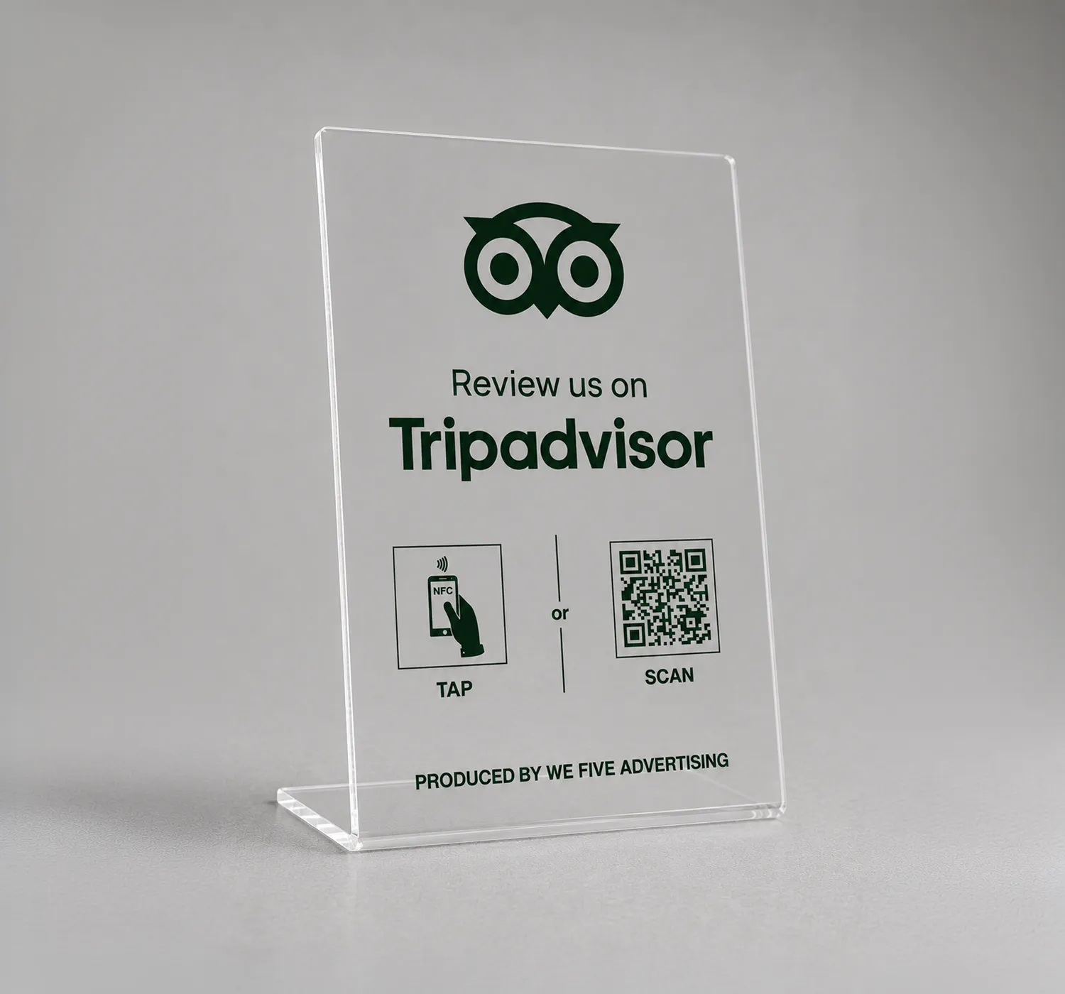 Tripadvisor QR Code Stand