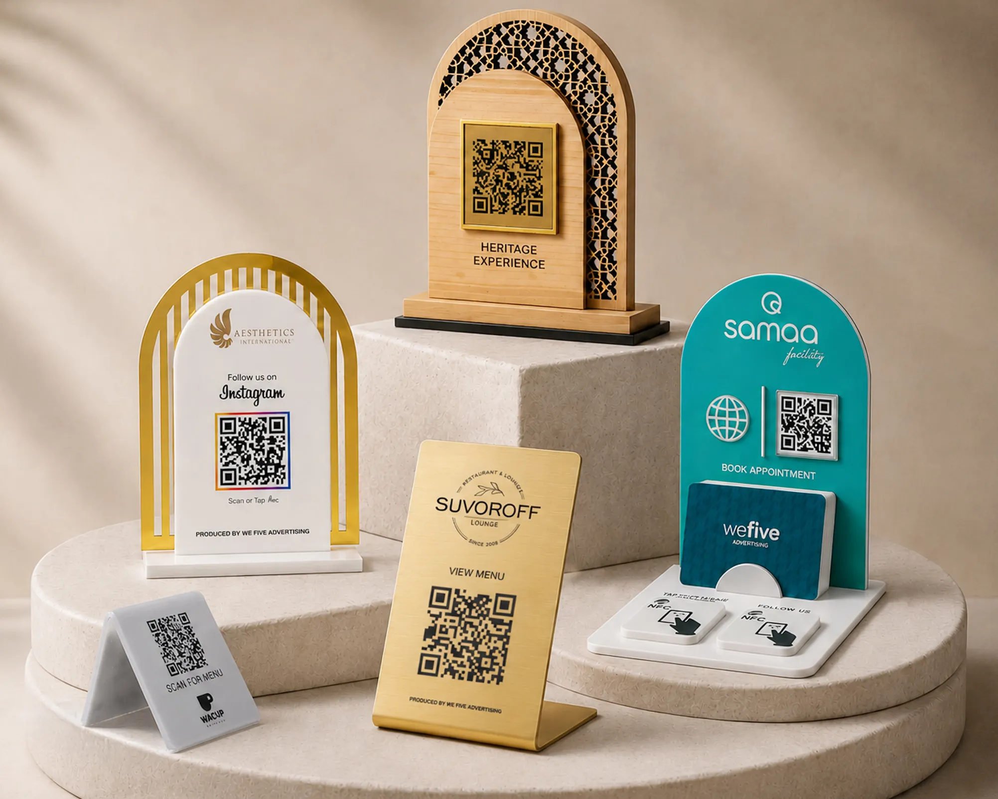 Customized QR Code Stand Printing Dubai, Abu Dhabi, Sharjah, Ajman, UAE