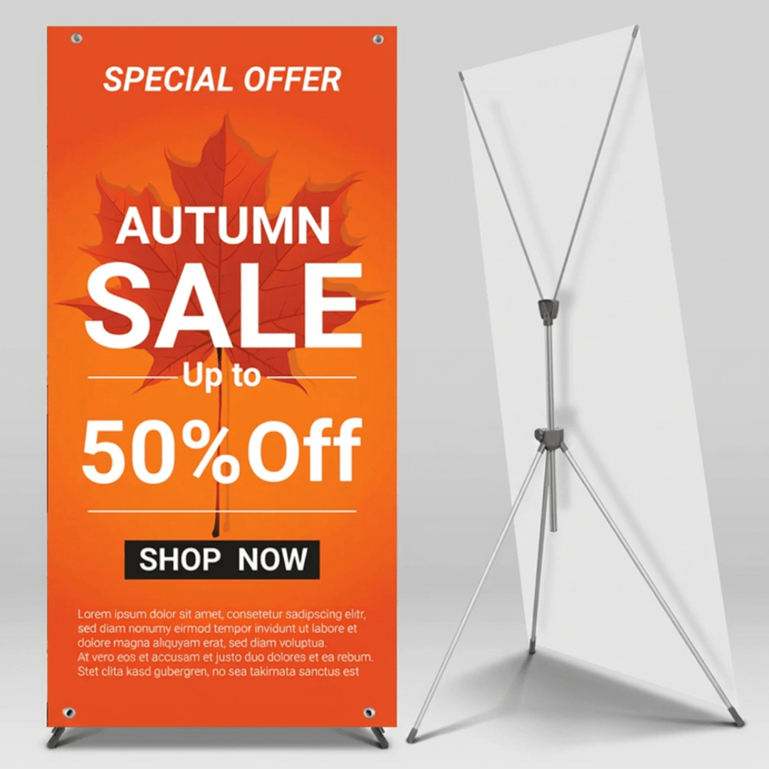 Promotional X banner printing UAE