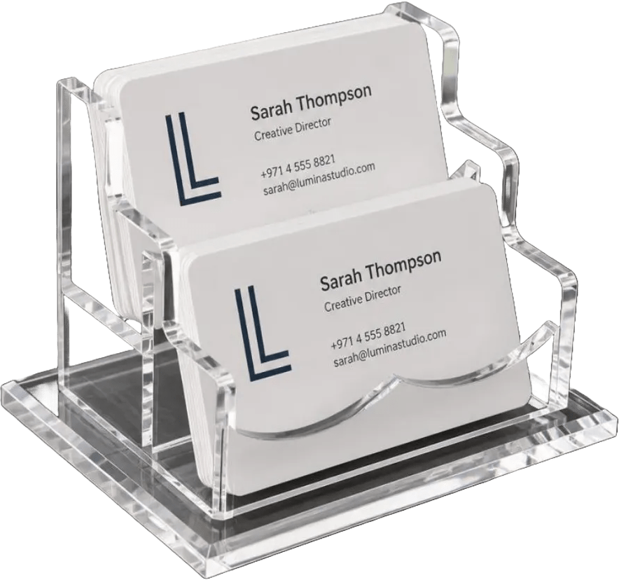 Acrylic Business Card Holder Dubai, Ajman, Sharjah, UAE
