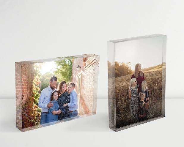 Acrylic Photo Blocks and Freestanding Slabs