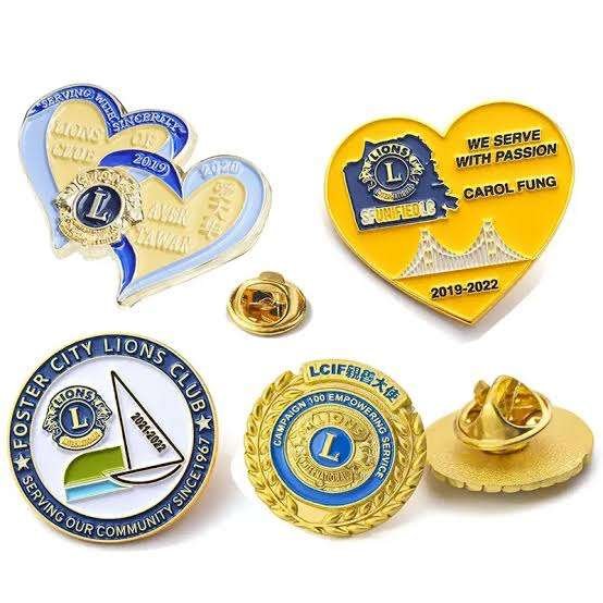 Company Logo Pins and Name Pins