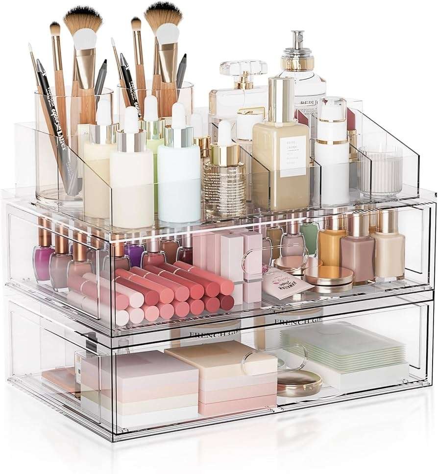 Countertop Acrylic Boxes, Cosmetic and Storage Displays