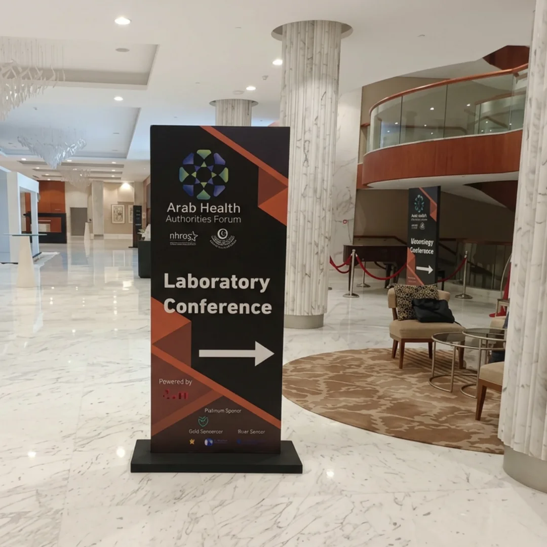 Custom Totem Display Stand Printing in Dubai, UAE
