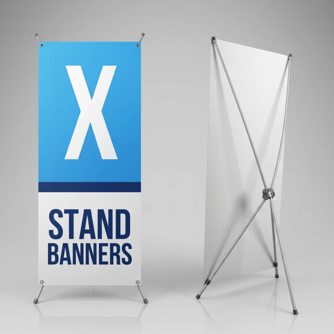 Custom X Banners Printing in Dubai, UAE