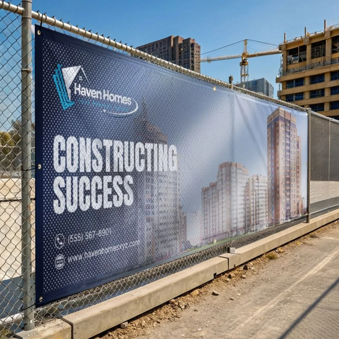 Fence Banners Branding and Printing in UAE