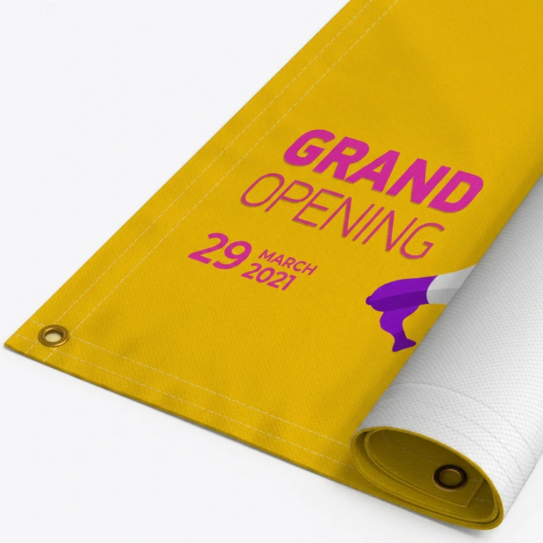 Custom Fabric Banner Printing in Abu Dhabi, UAE.