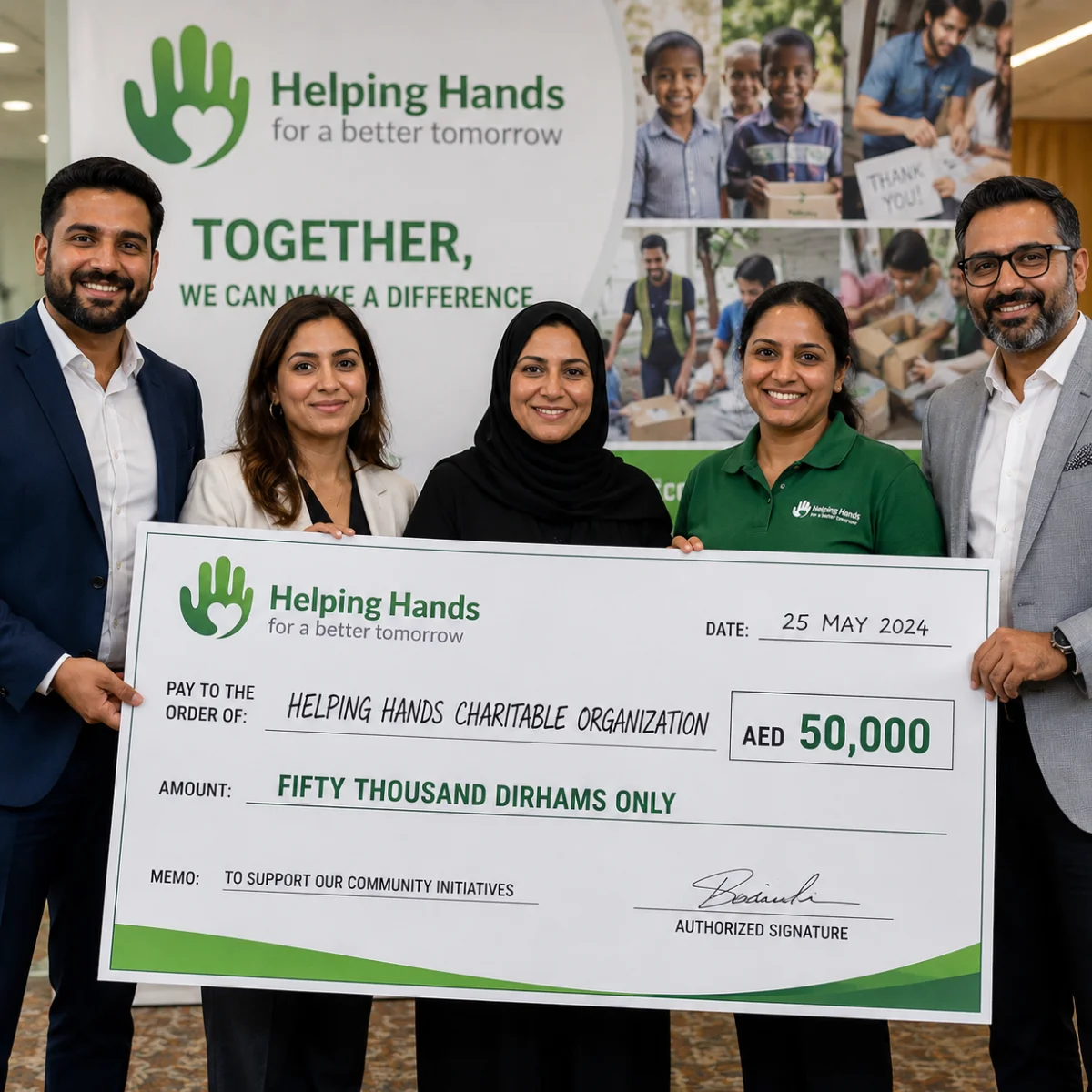 Big Cheques Printing in Dubai, UAE