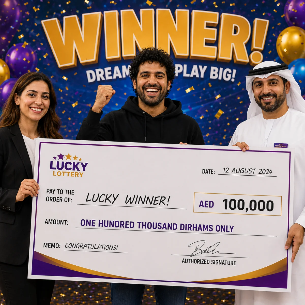 Custom Giant Presentation Cheques Printing in Dubai
