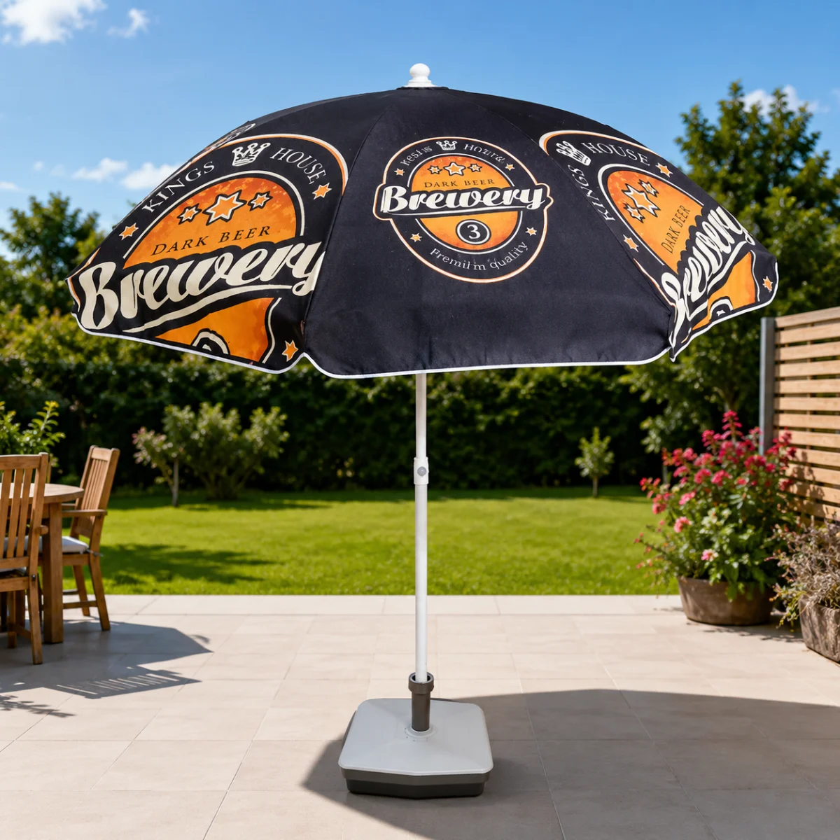 Customized Outdoor Umbrella Printing in Dubai UAE