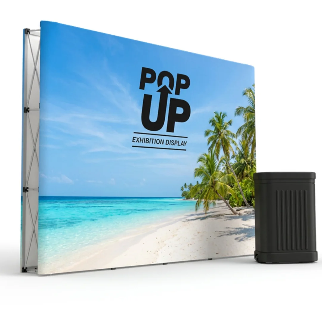 Straight Pop Up Backdrop Ajman Printing Best Company WE Five Advertising