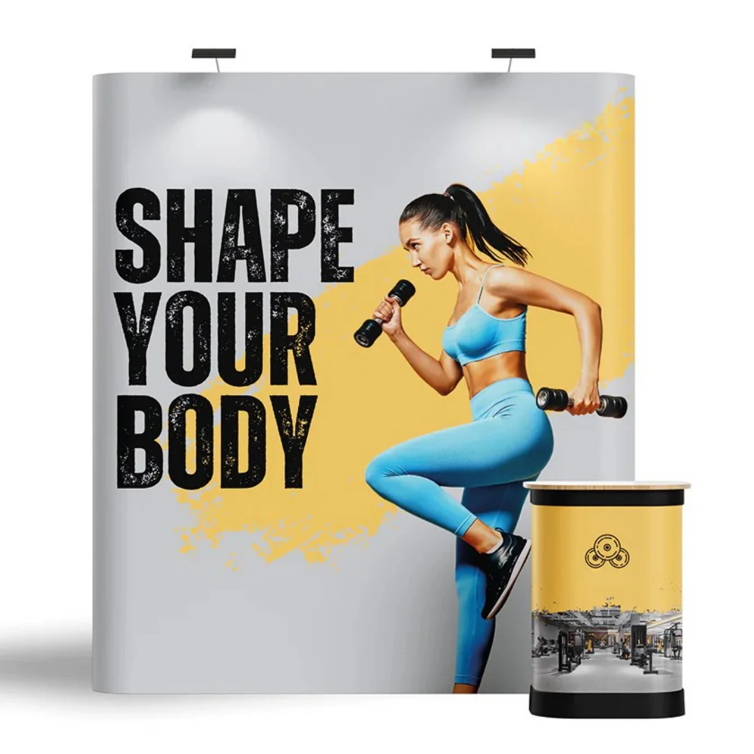 Pop Up Backdrop Straight Printing in Dubai, UAE