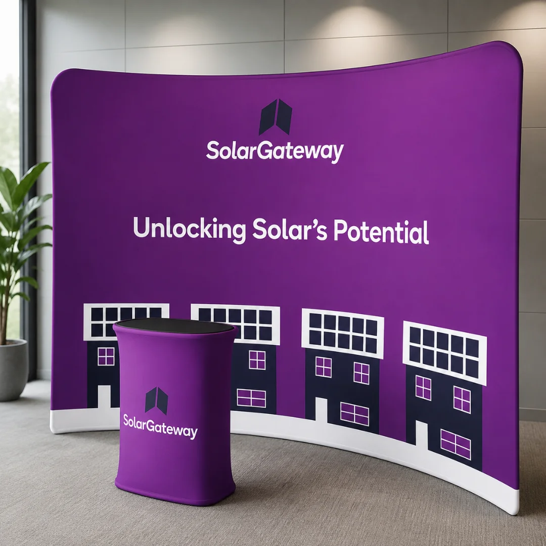Seamless Curved Fabric Backdrop Printing in Dubai - UAE
