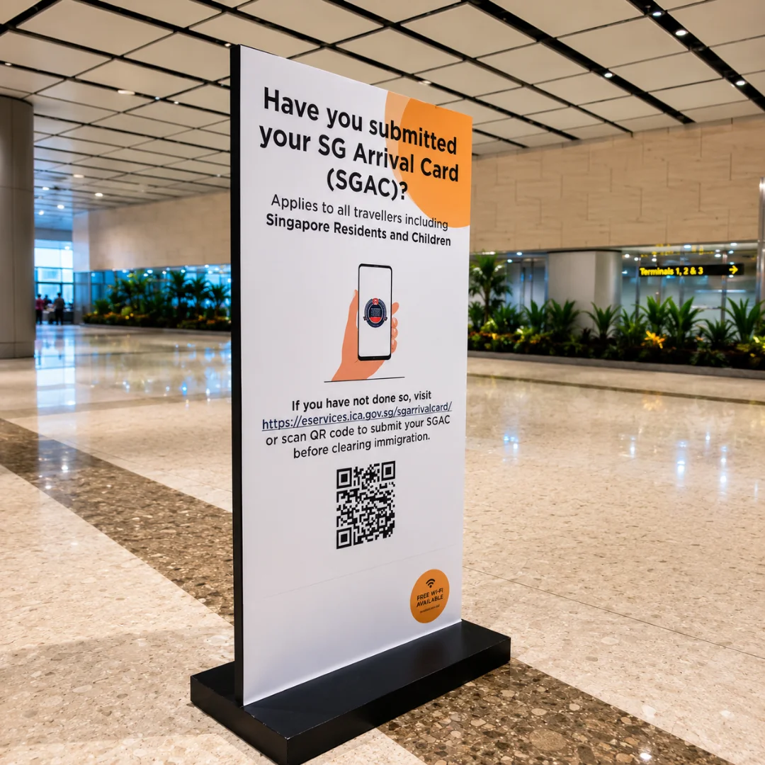 Custom Printed Totem Display Stand Dubai, UAE
