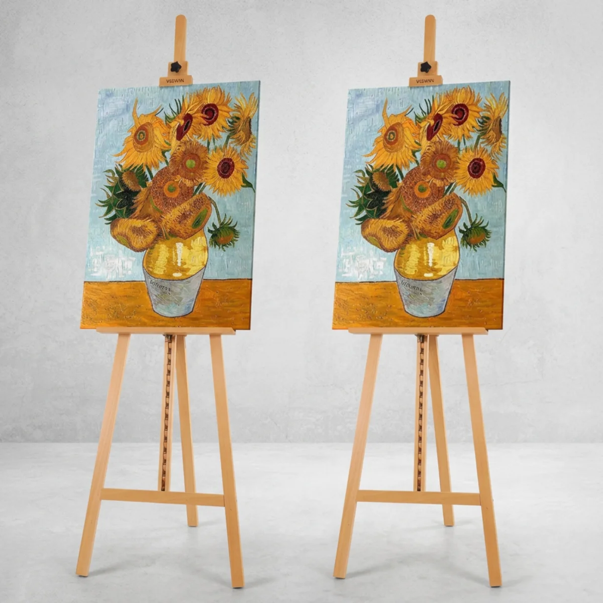 Custom Wooden Easel Stand Branding in Dubai UAE