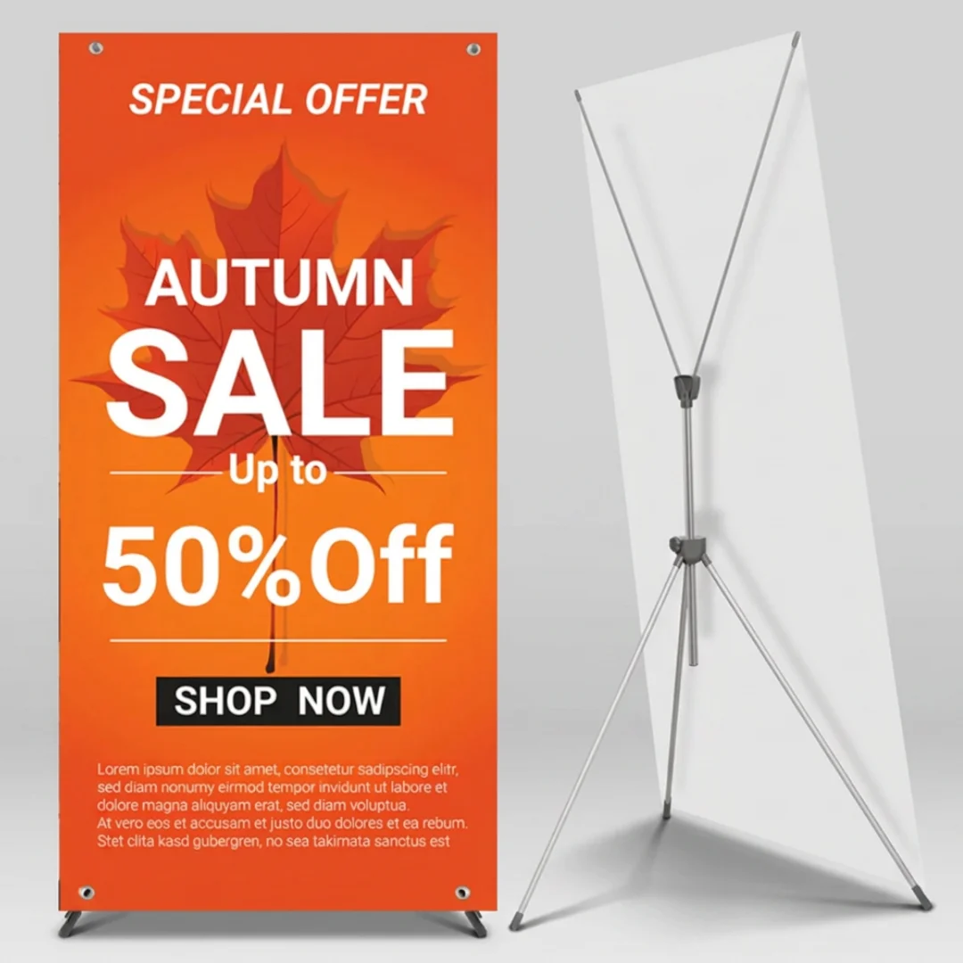X-Banners Customized in Dubai, UAE