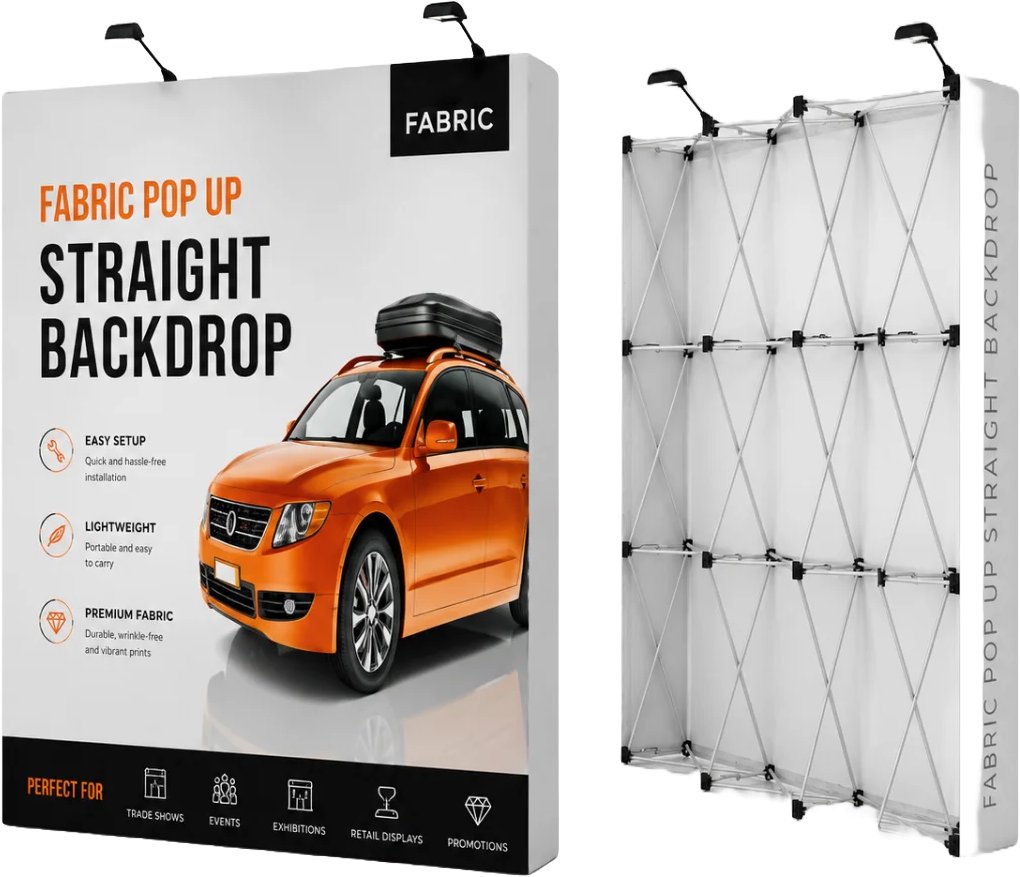 Fabric Pop Up Display Stand Abu Dhabi