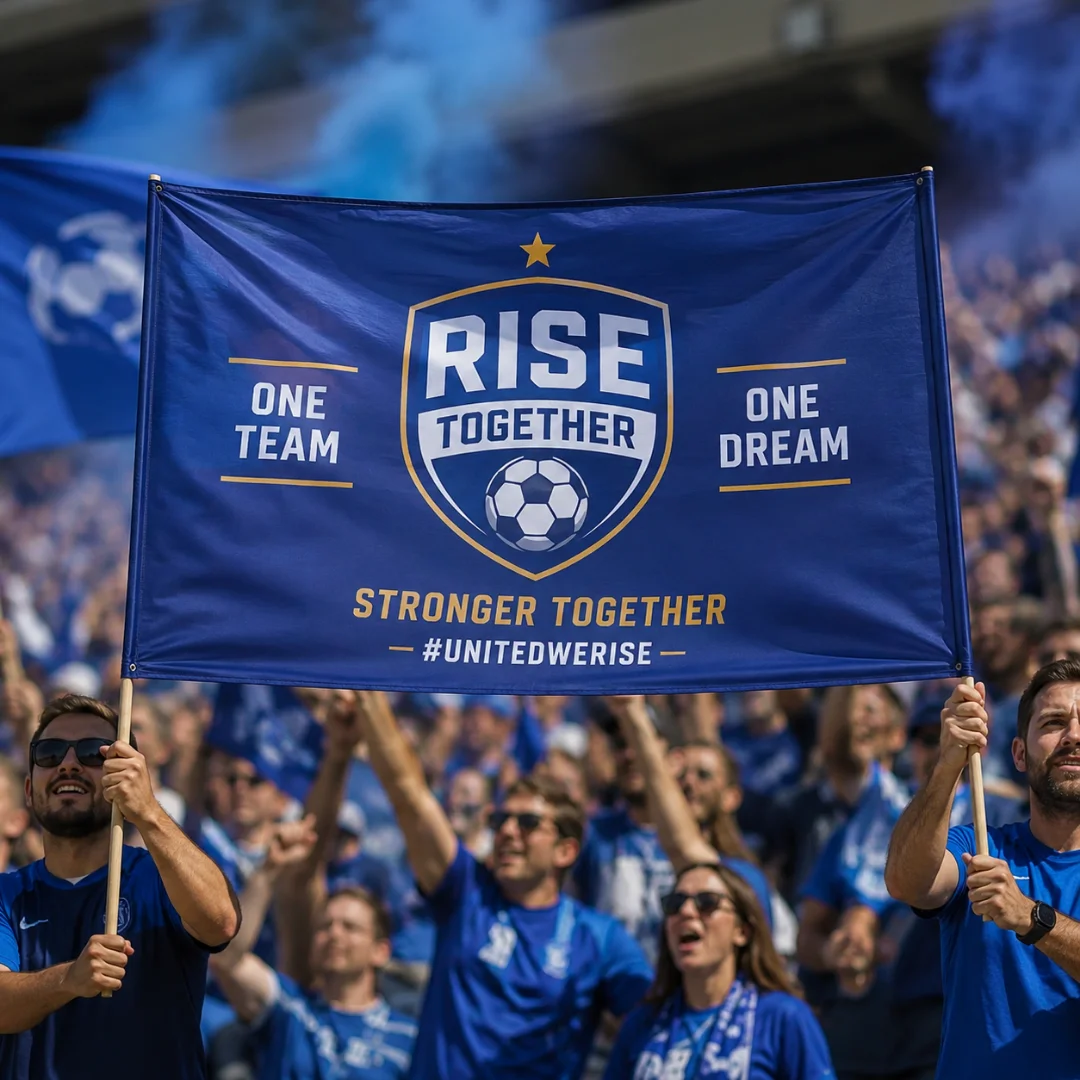 Hand Waving Best Flags for Supports Dubai