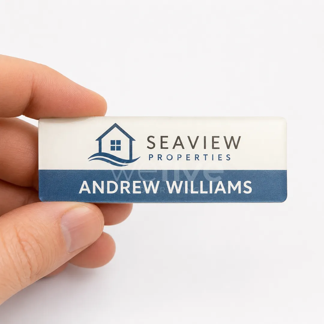 Custom Acrylic Name Badges Printing in Dubai, UAE