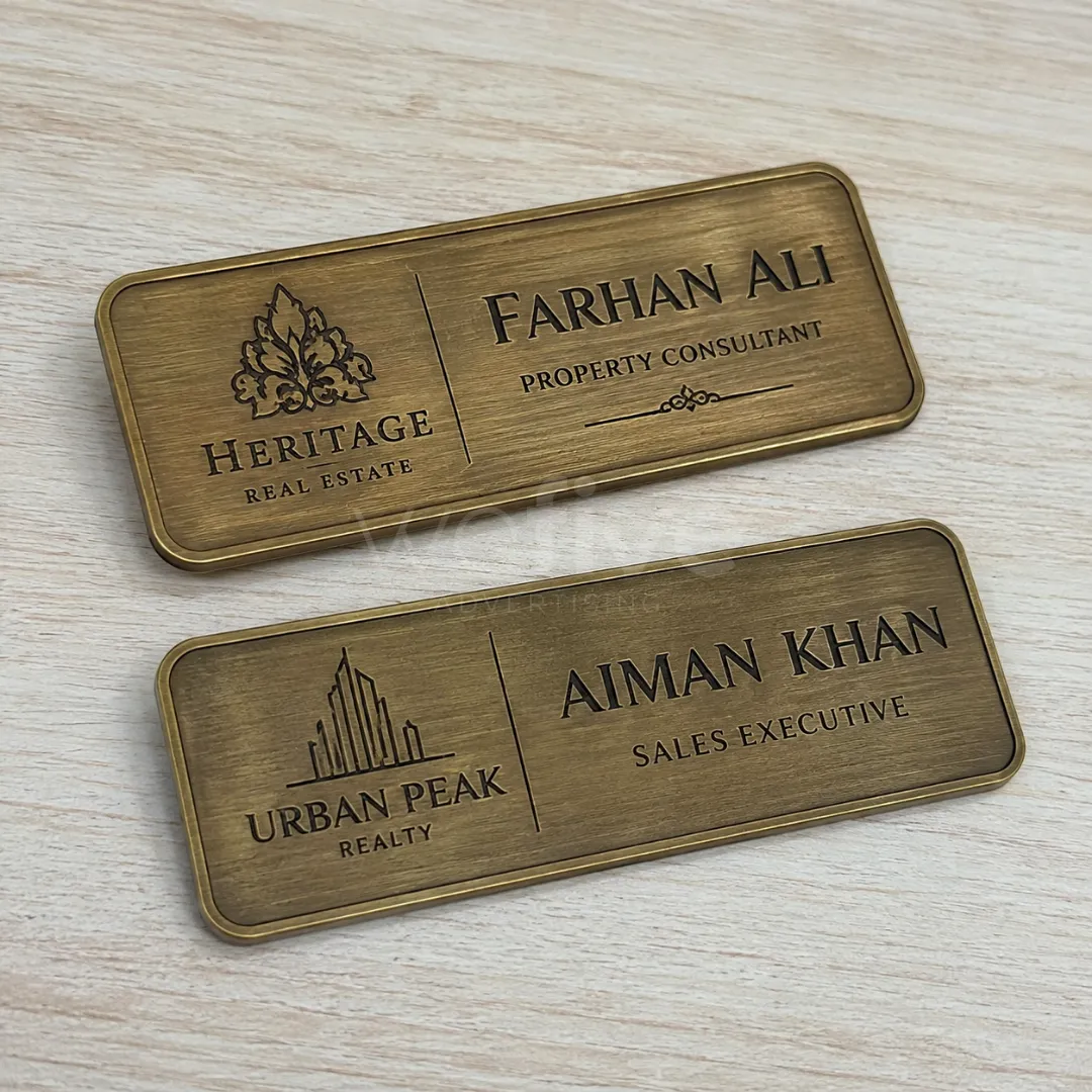 Antique Finish Badges Printing in Dubai, UAE