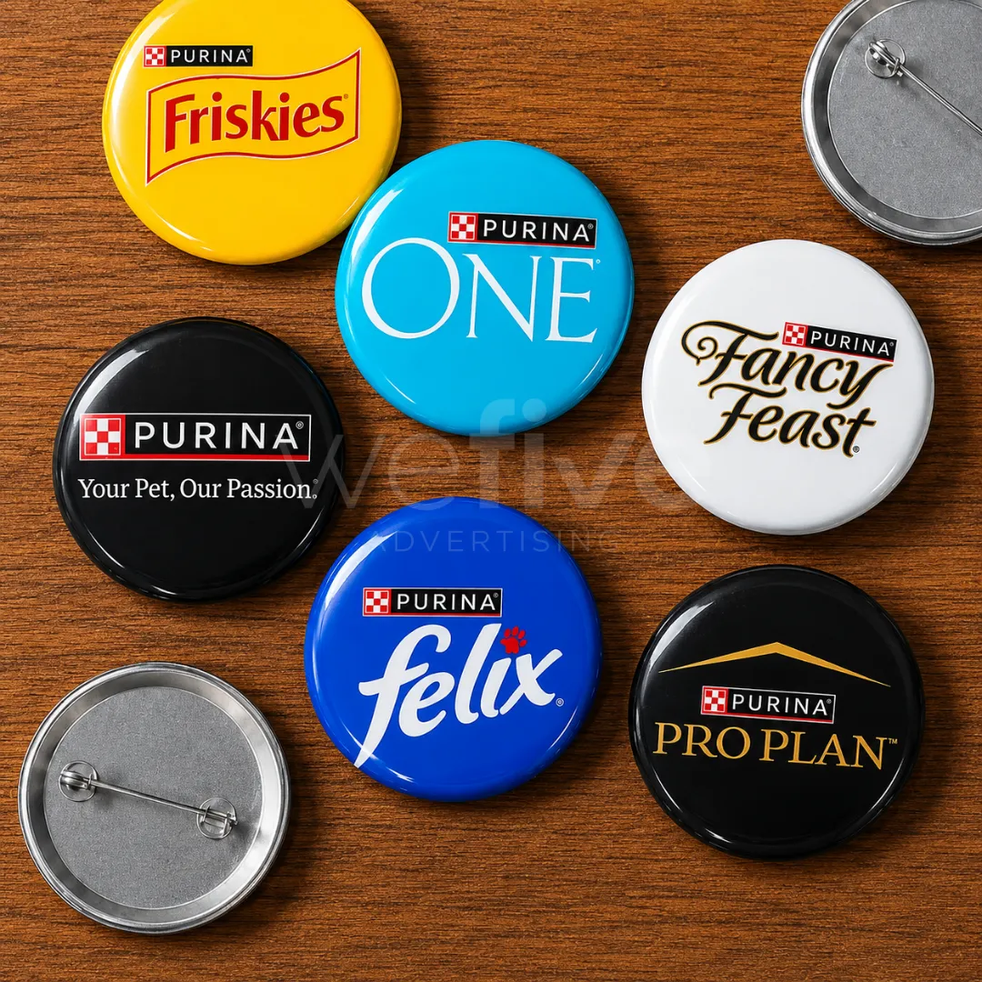 Custom Round Button Badges Printing in Dubai, Abu Dhabi, UAE