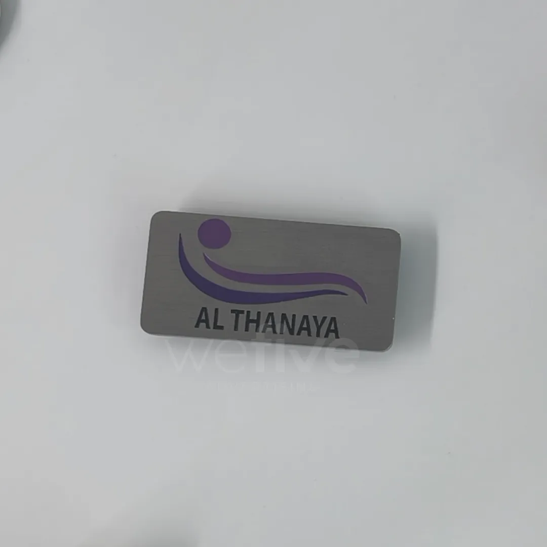 Corporate Metal Badges Printing in Dubai, UAE